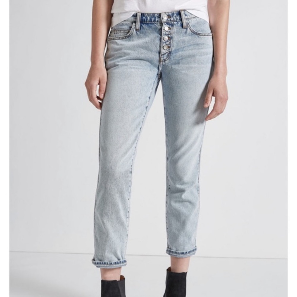 Current/Elliott The Zig Zag Fling Rigid Jean